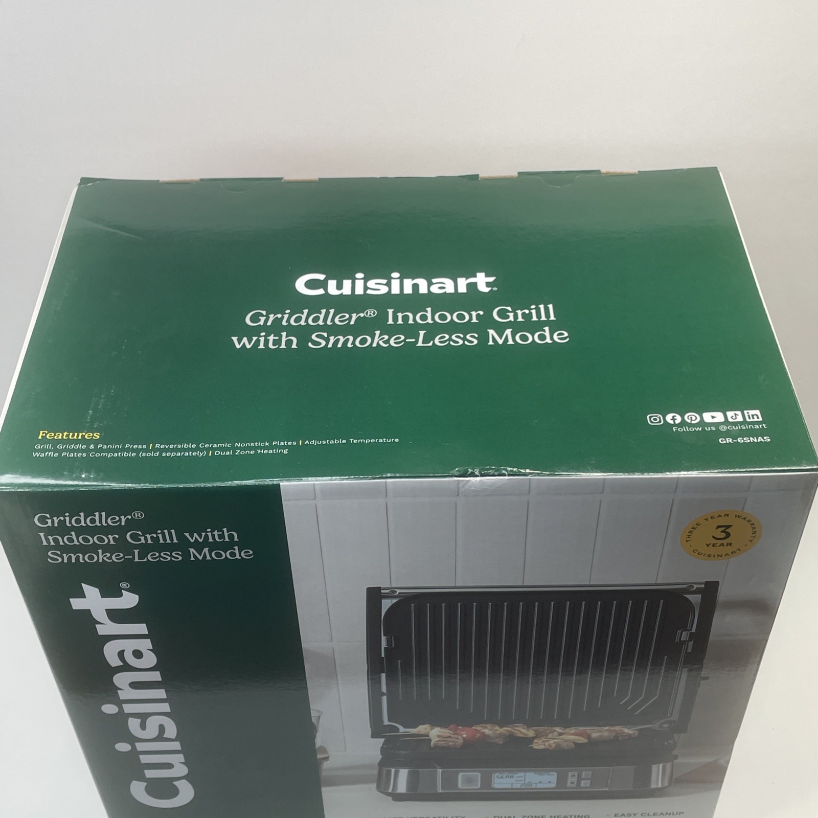 Cuisinart Griddler 5 in 1 Grill Contact Grill Griddle Panini Press and More
