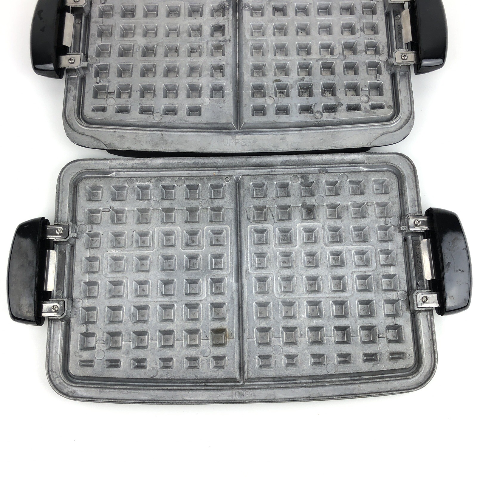 George Foreman Evolve Grille Griddle Waffle Plates TSK-2610 #1 & 3 Upper & Lower