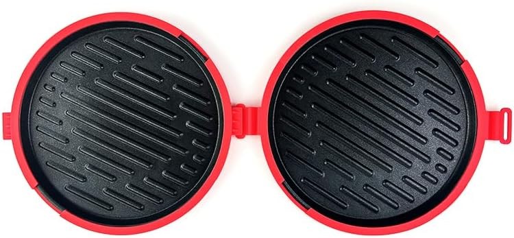 9.5inch 5-in-1 Microwave Grill Pan,Grilled Cheese,Large Toastie Sandwich