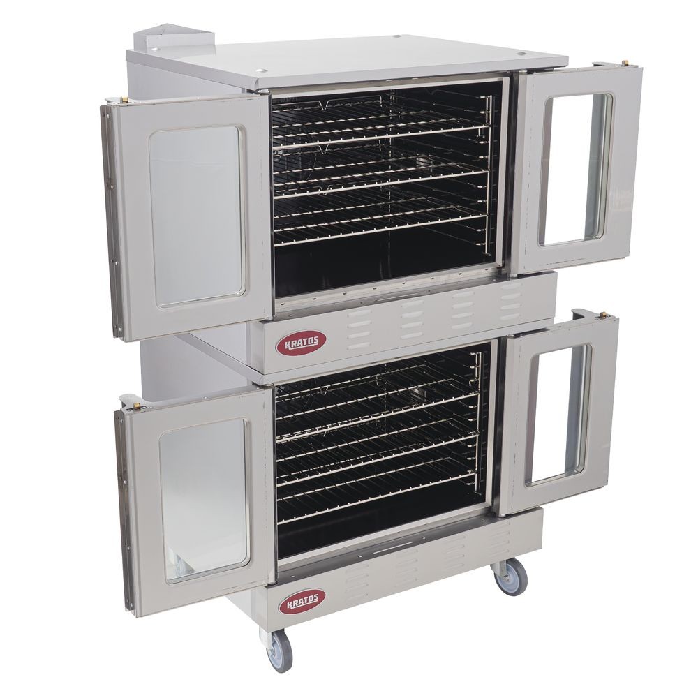 Kratos Commercial Oven Double Floor Electric Convection Oven, 240V, 3 Phase