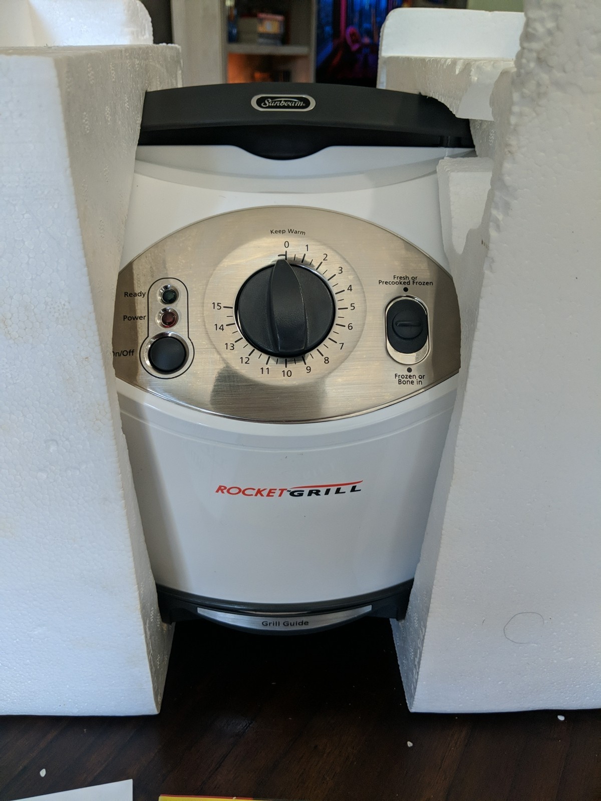 Sunbeam Rocket Grill Indoor with 24 Grilling Pouches BRAND NEW