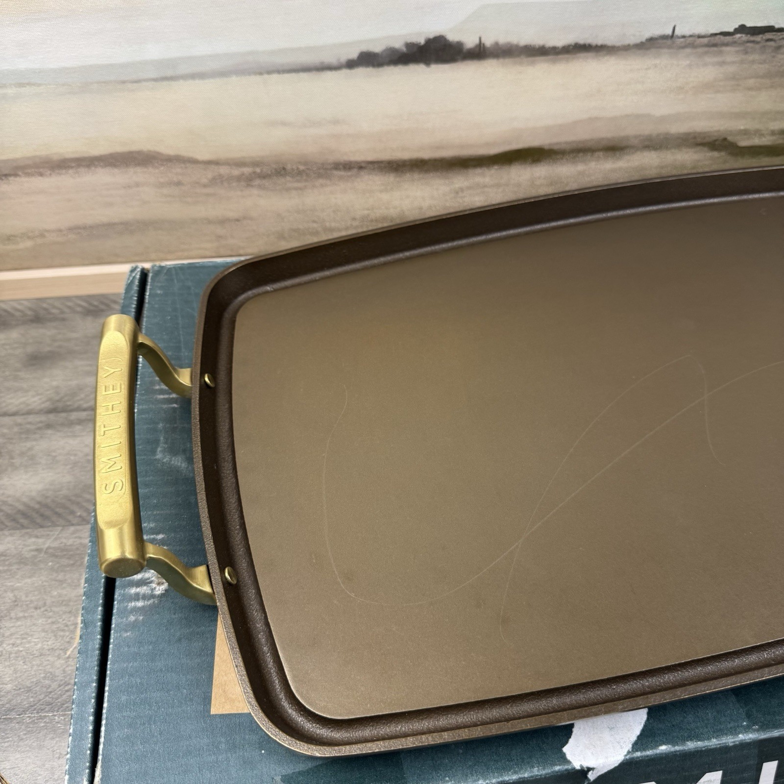 Williams Sonoma Smithey Seasoned Cast Iron Double Burner Griddle Scuffed Read