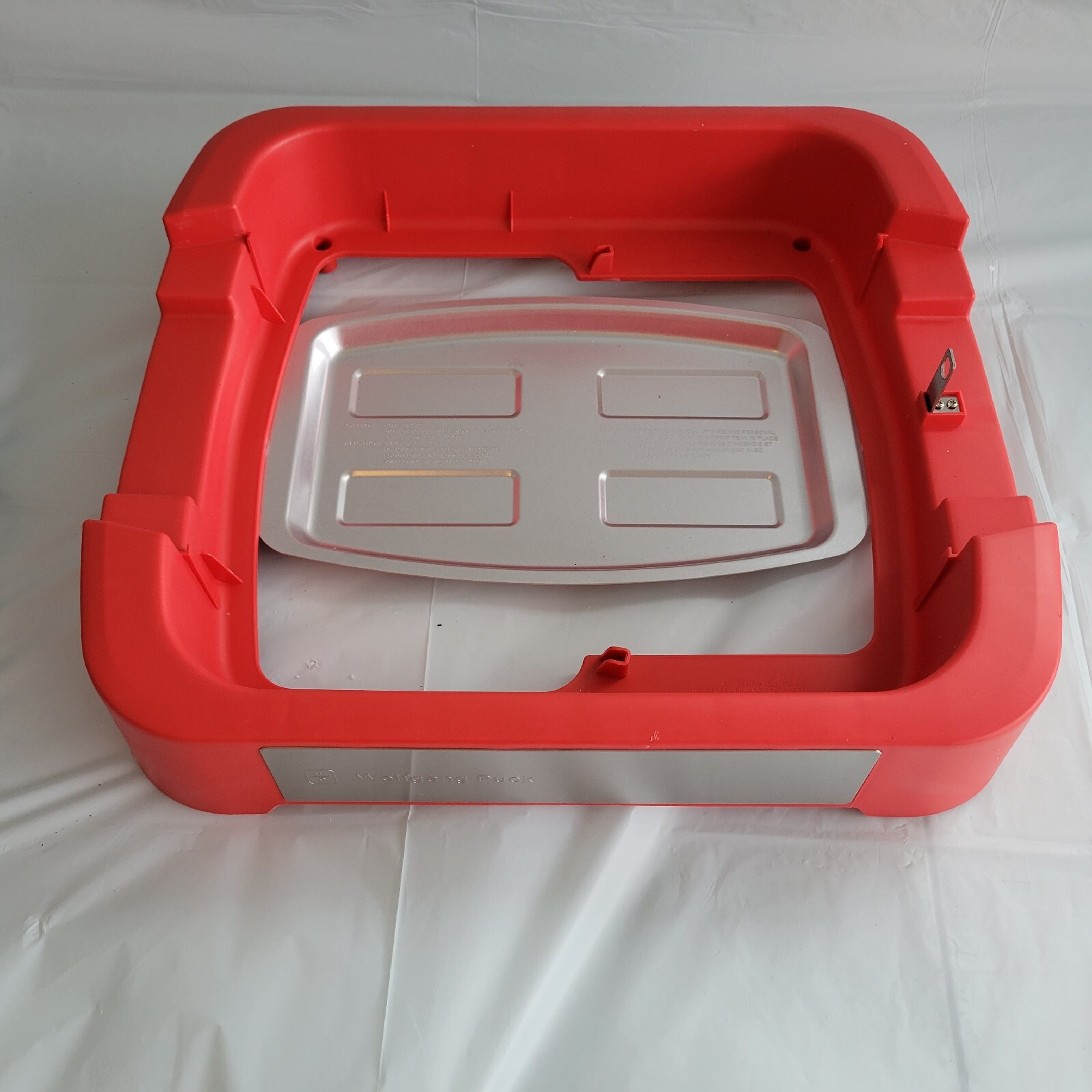 NEW Wolfgang Puck Reversible Electric Grill Bake Cook 5in-1 Station RED/TDD