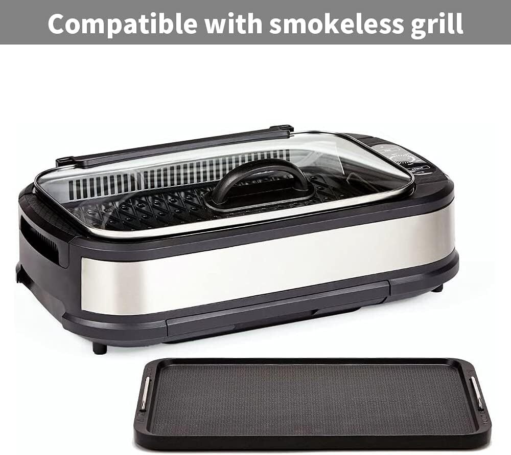 Smokeless Grill Accessories 14.96 x 8.66 Replacement Griddle Plate Power XL