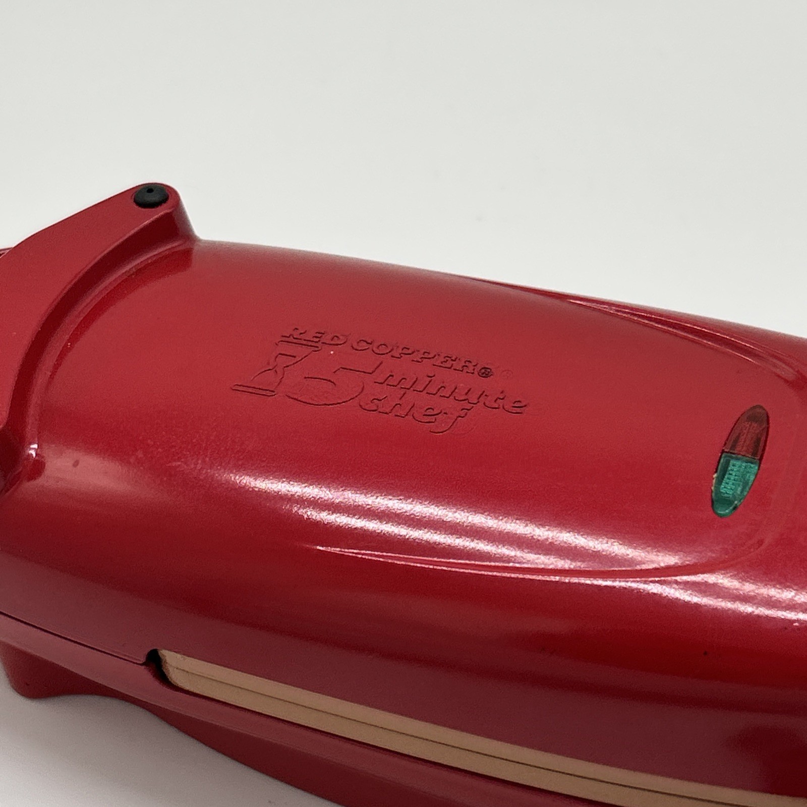 Copper Red 5 Minute Chef Electric Meal Maker Frying Pan NonStick Tested Works
