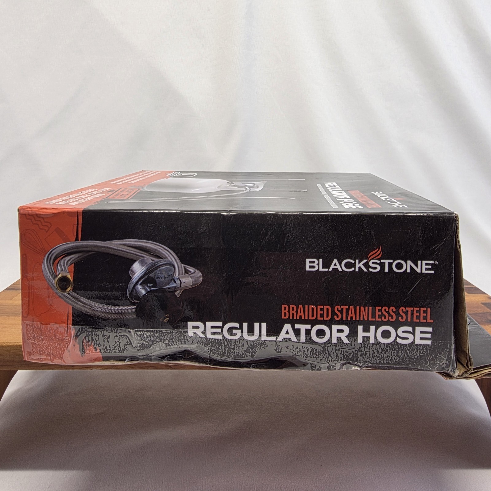 Blackstone 5154 Braided SS Regulator Hose 3ft Propane 20# Tank Grill Adapter NEW