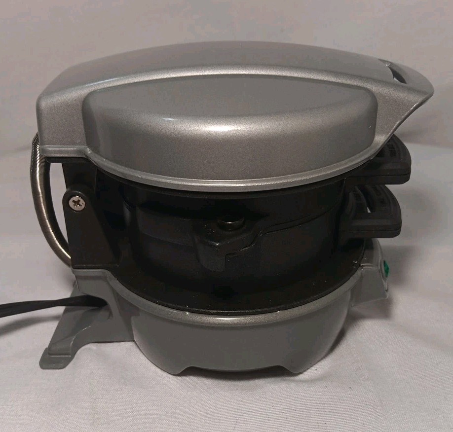 Hamilton Beach ST29 Breakfast Sandwich Maker Mini Electric Gray/Silver Used