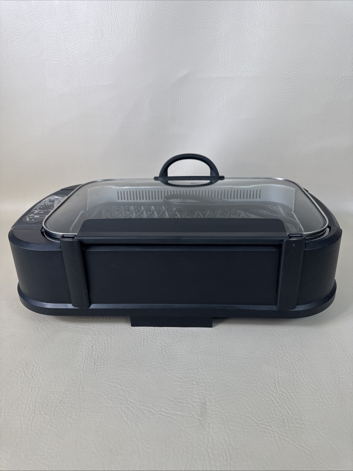 Power XL Indoor Smokeless Grill Pro PG-1500FDR Nonstick Surface Black