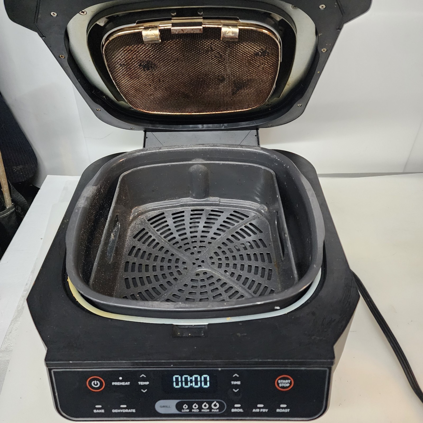 Ninja Food Indoor Grill 6 in 1 Air Fryer Silver/Black EG201 Works