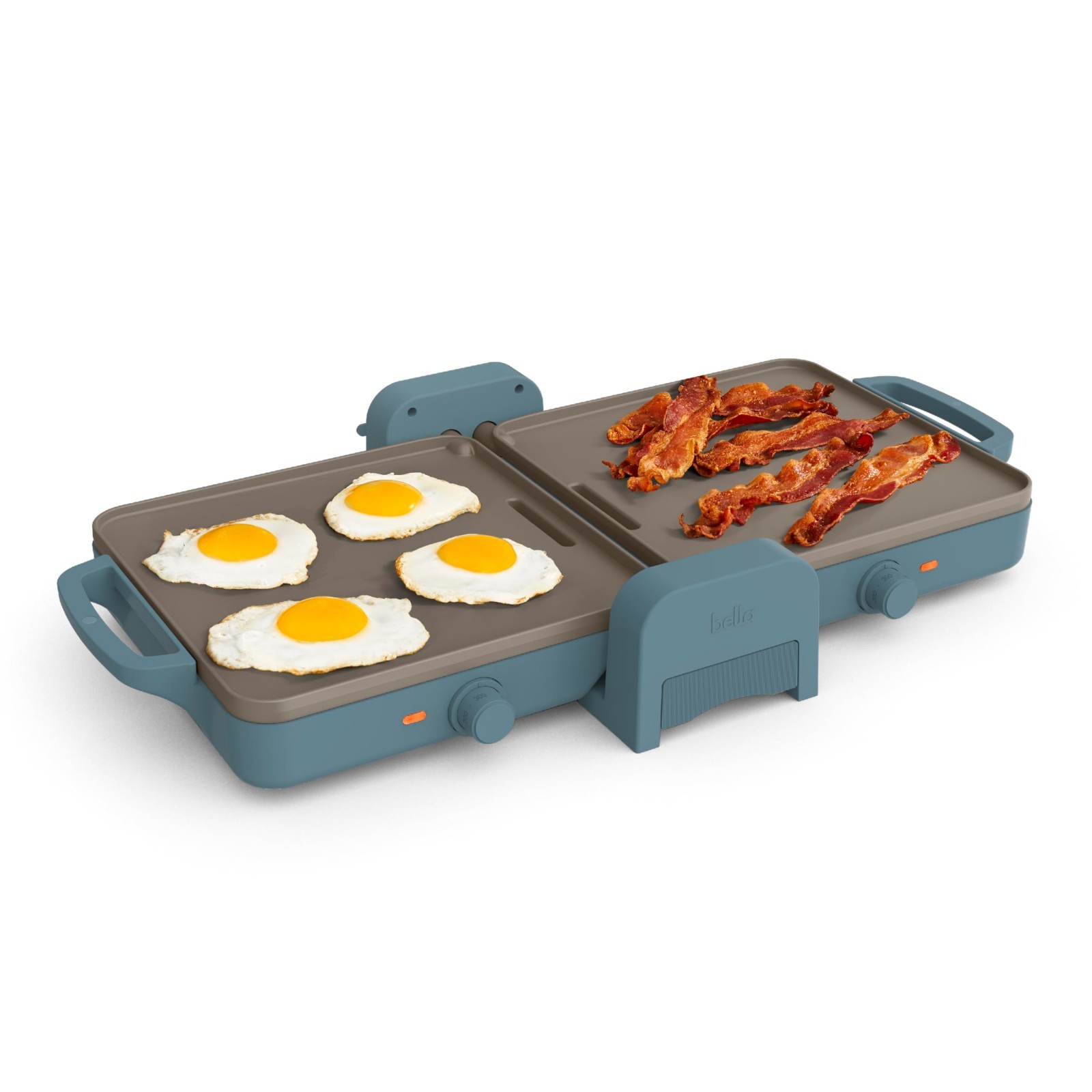 10″x20″ Ceramic Dual Temp Griddle – Nonstick, 2 Heat Zones, Dishwasher Safe, 150