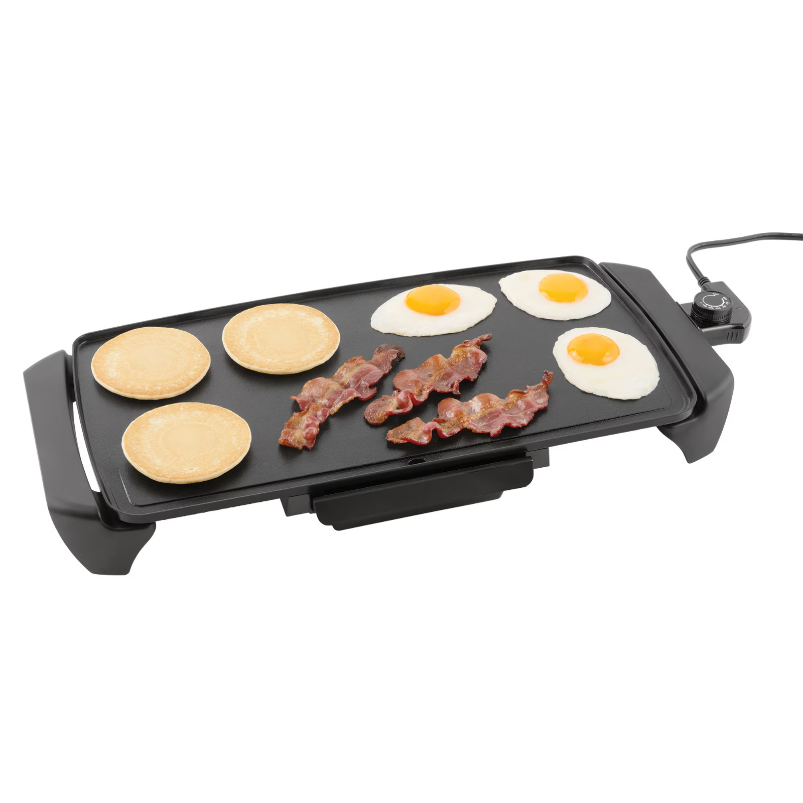 Mainstays 20 inch Electric Griddle – Non-Stick, Temperature Control,1500 W,Ceram