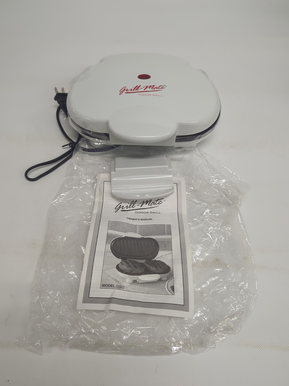 (B) Kitchen Selectives Grill-Mate Electric Non-Stick Indoor Grill NWOB