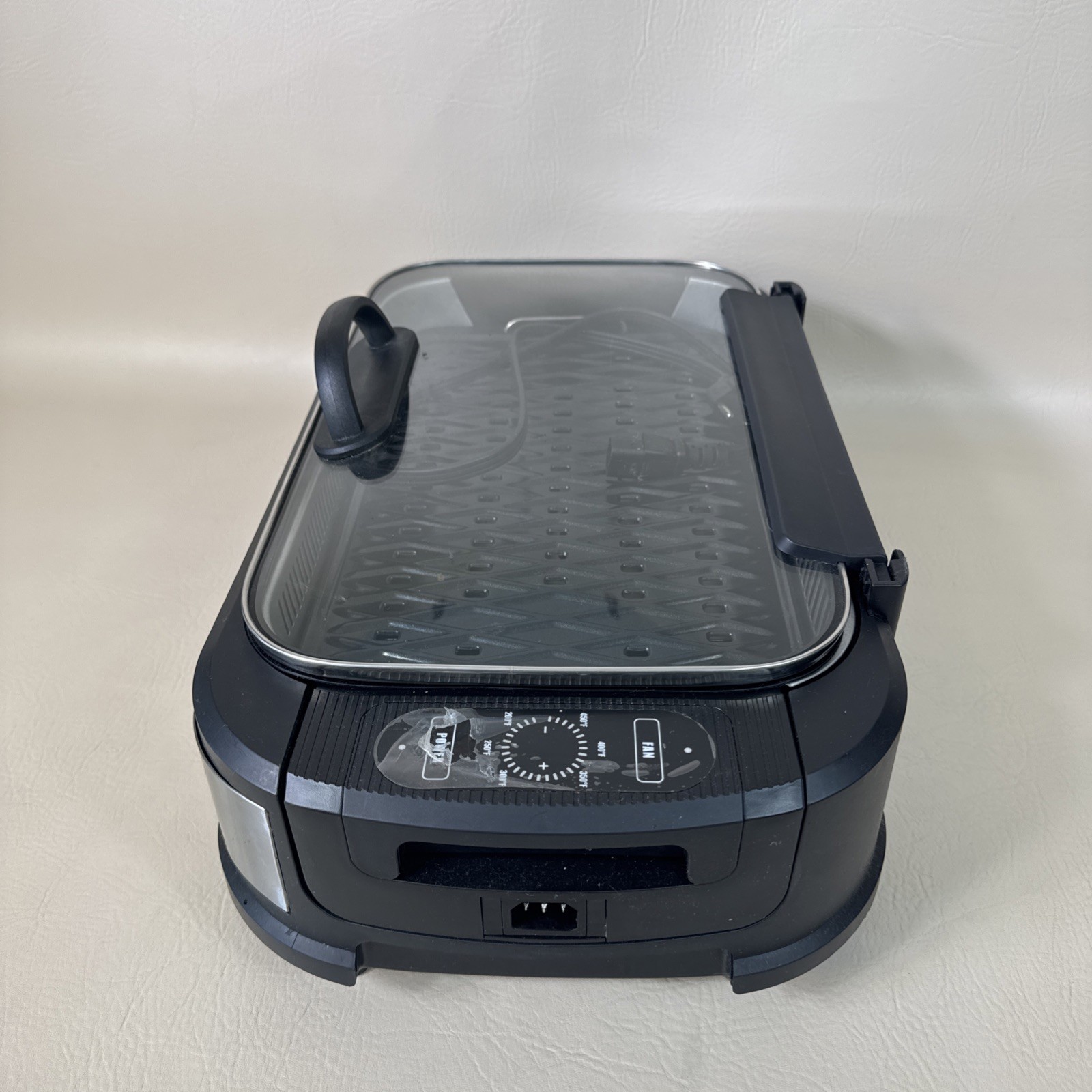 Power XL Indoor Smokeless Grill Pro PG-1500FDR Nonstick Surface Black