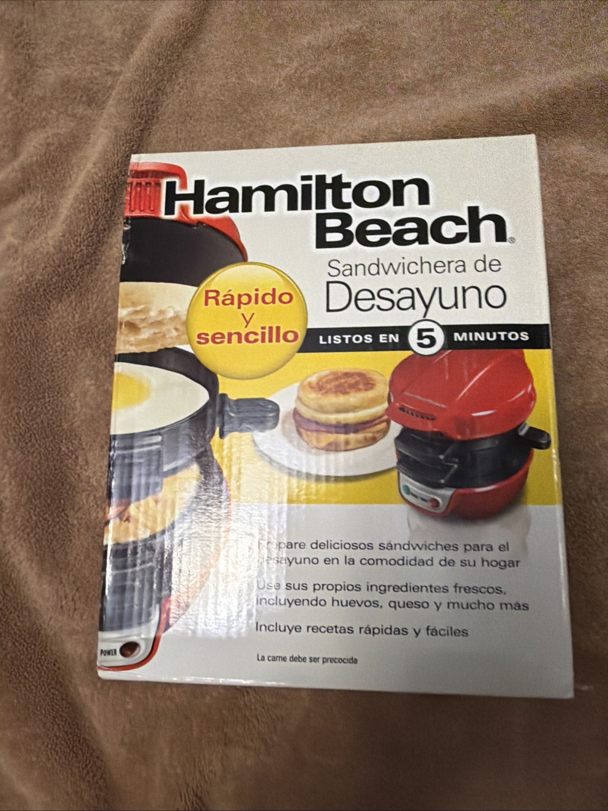 Hamilton Beach Breakfast Sandwich Maker – Red