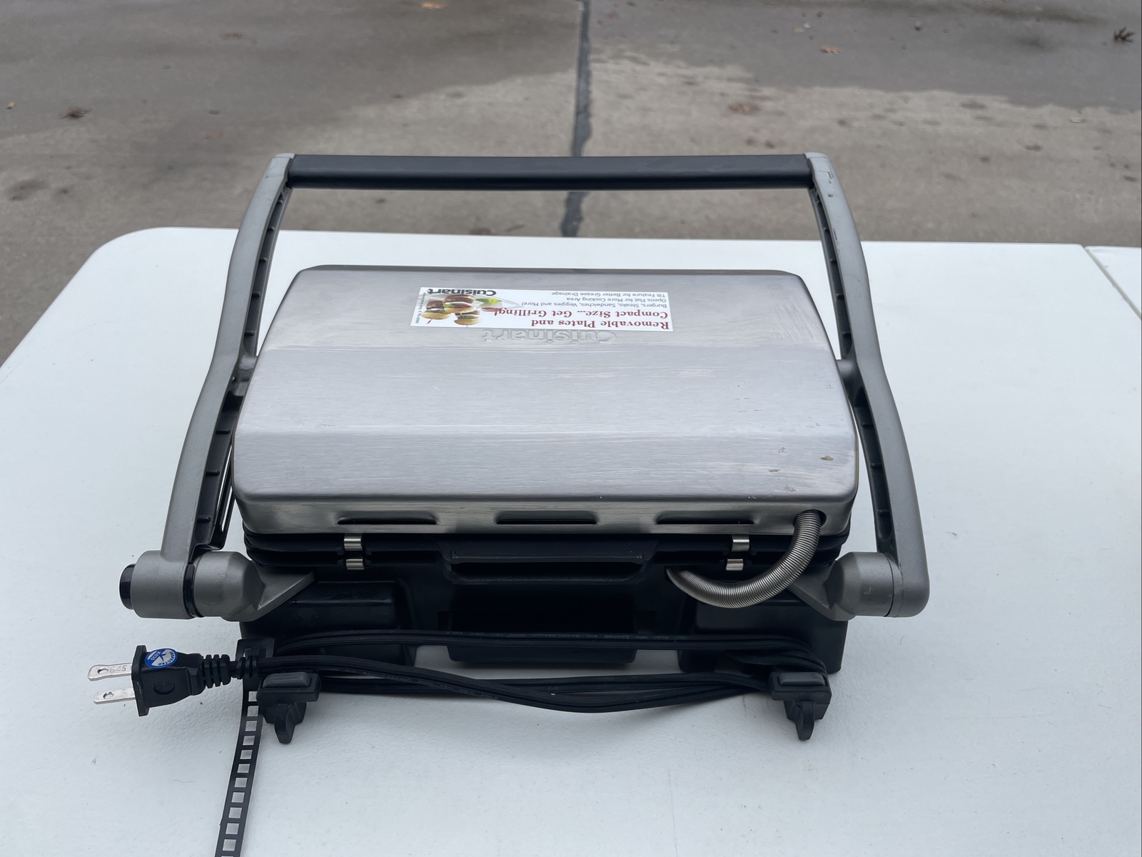 Cuisinart GR-11 Grill Griddler Panini Maker Set