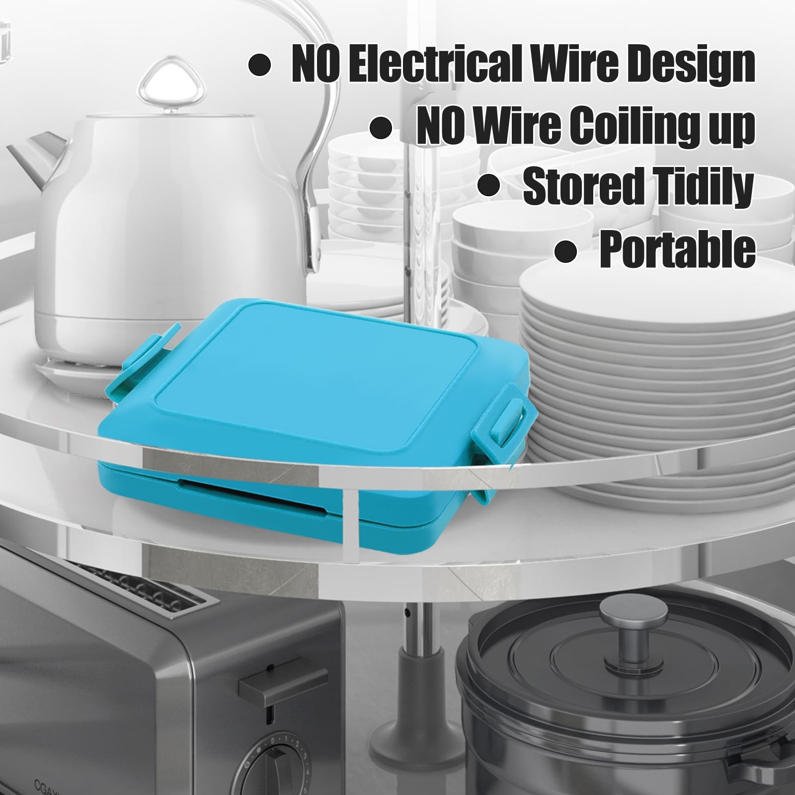Toaster,Microwave Toaster, Sandwich Maker, Panini Maker, Dishwasher Safe,NO E…