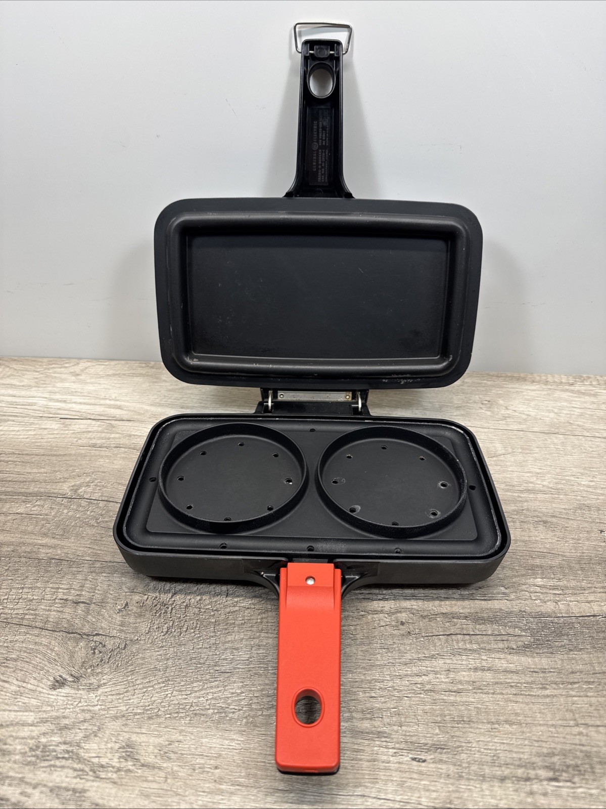 VTG GE Super Frank N Burger Electric Hamburger Griddle Cooker 3826 USA Made