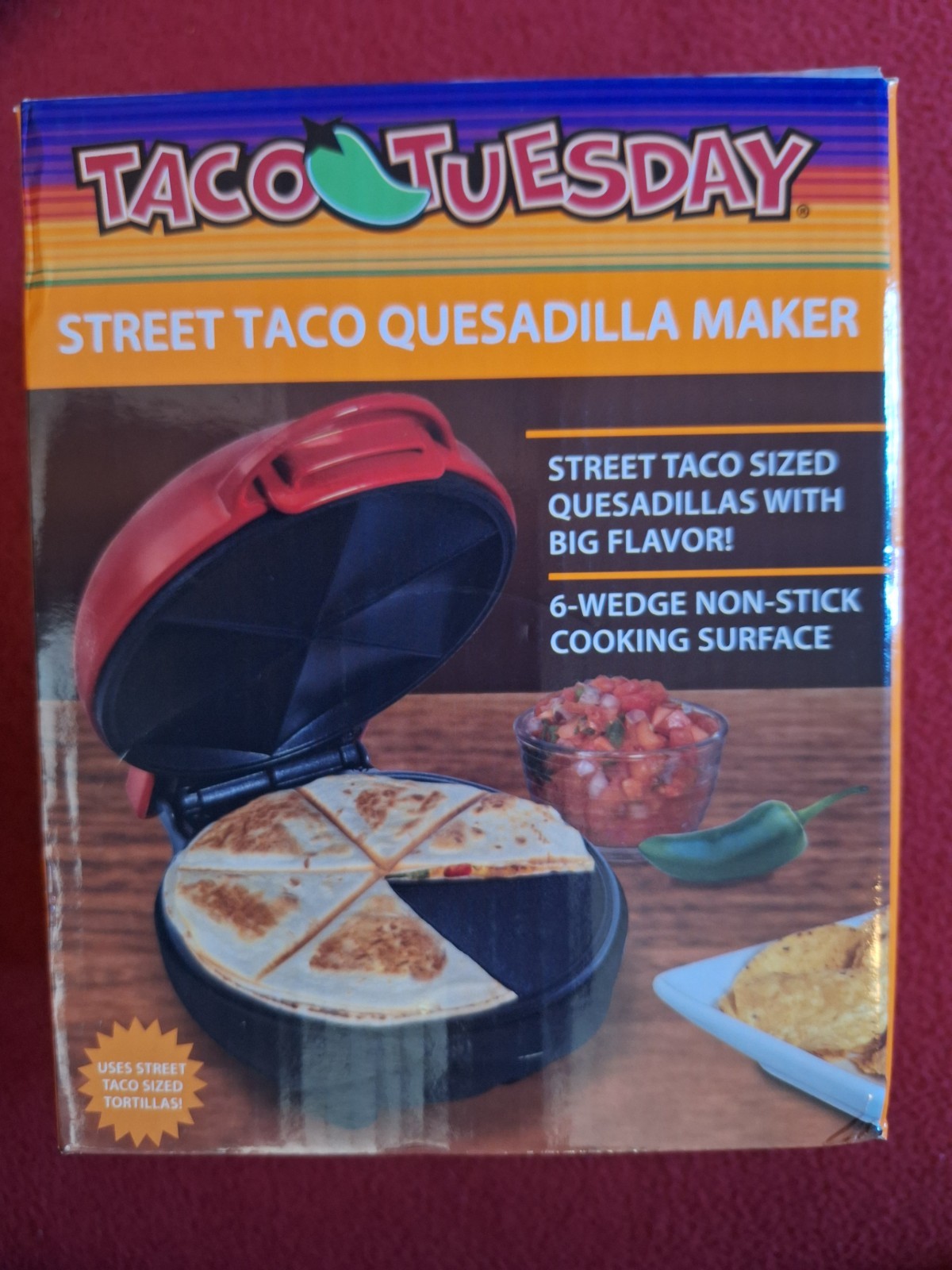 Taco Tuesday Mini 5″ Street Taco Quesadilla Maker