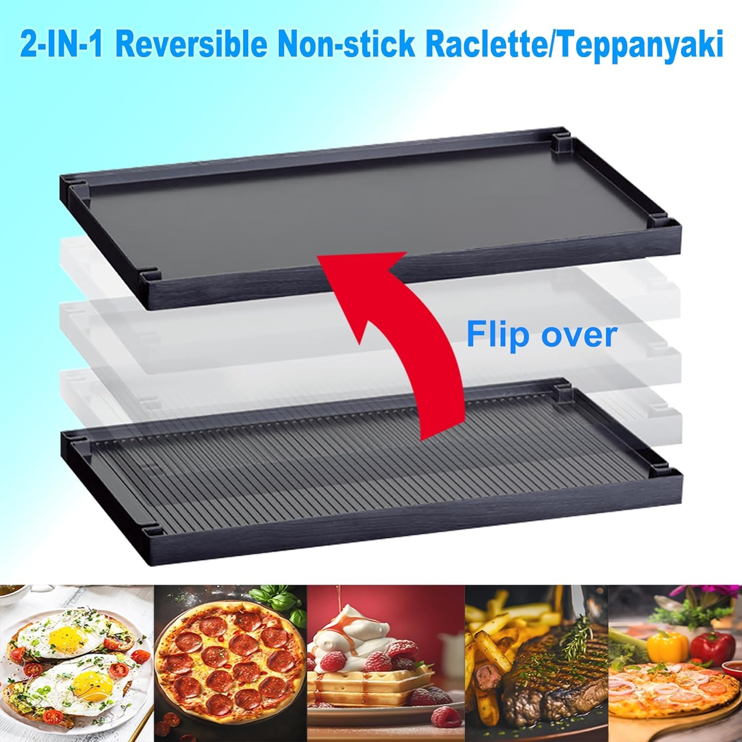 TAMARIT 2 in 1 Raclette Party Grill Korean BBQ