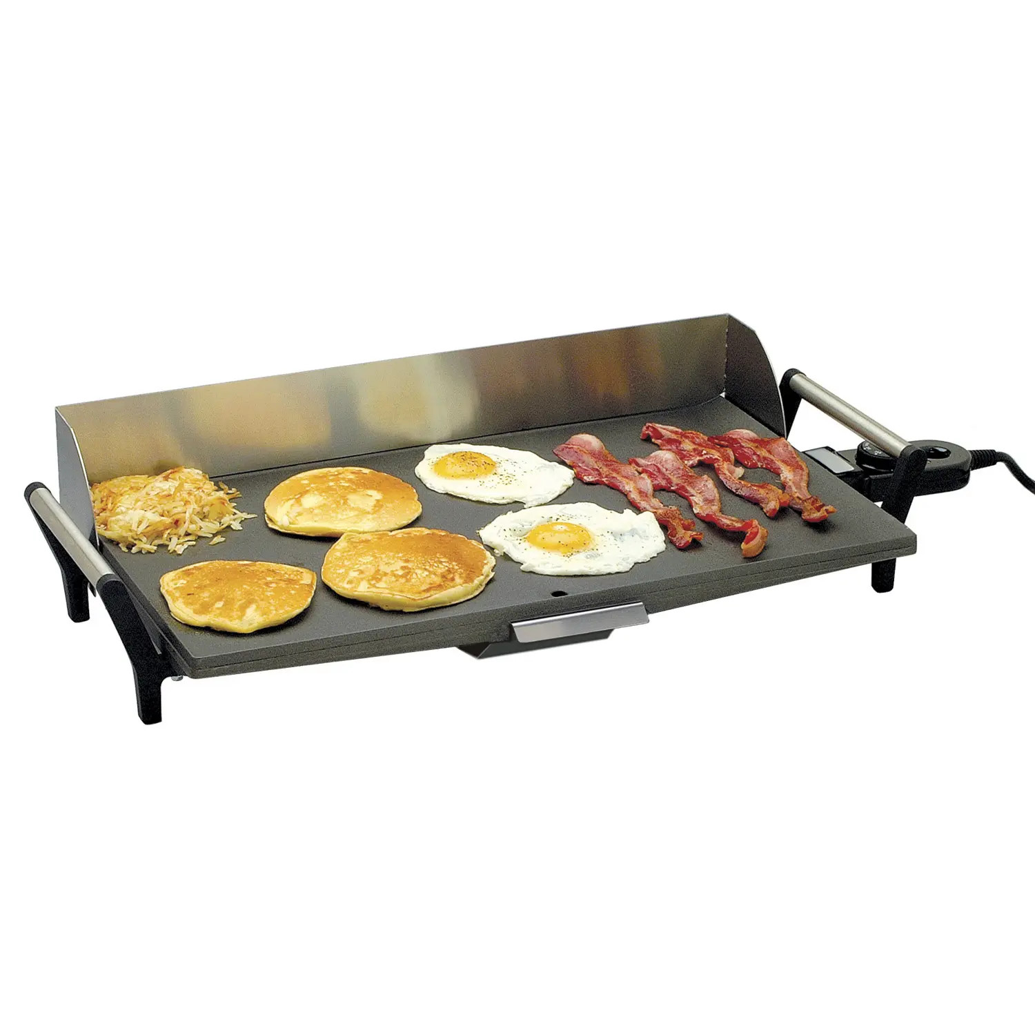 Cadco PCG-10C Electric Commercial Flat Griddle Stainless Portable 21″x12″