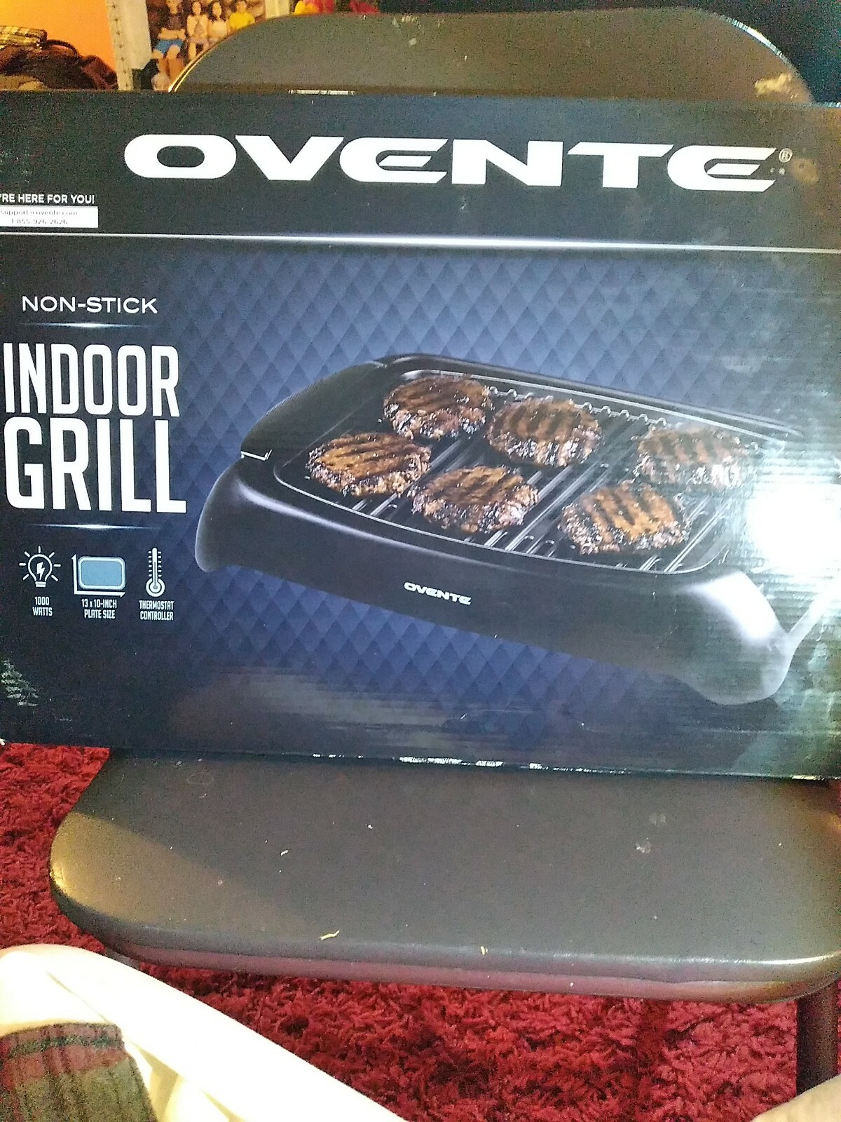 Mainstays MS-GRD20 Electric Griddle – Black