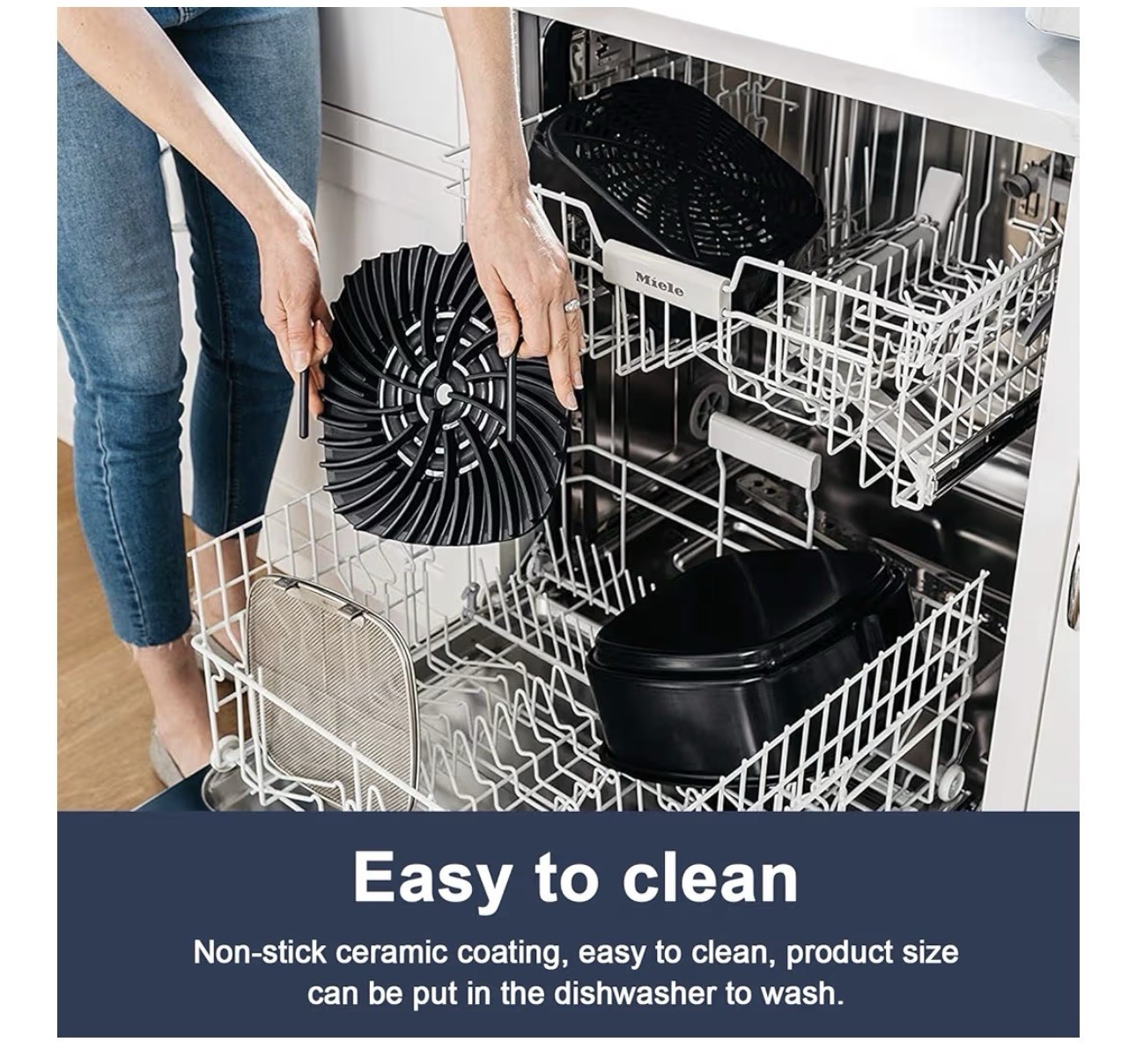 Criditpid Non-Stick Grill Grate and Stainless Steel Splatter Shield Kit