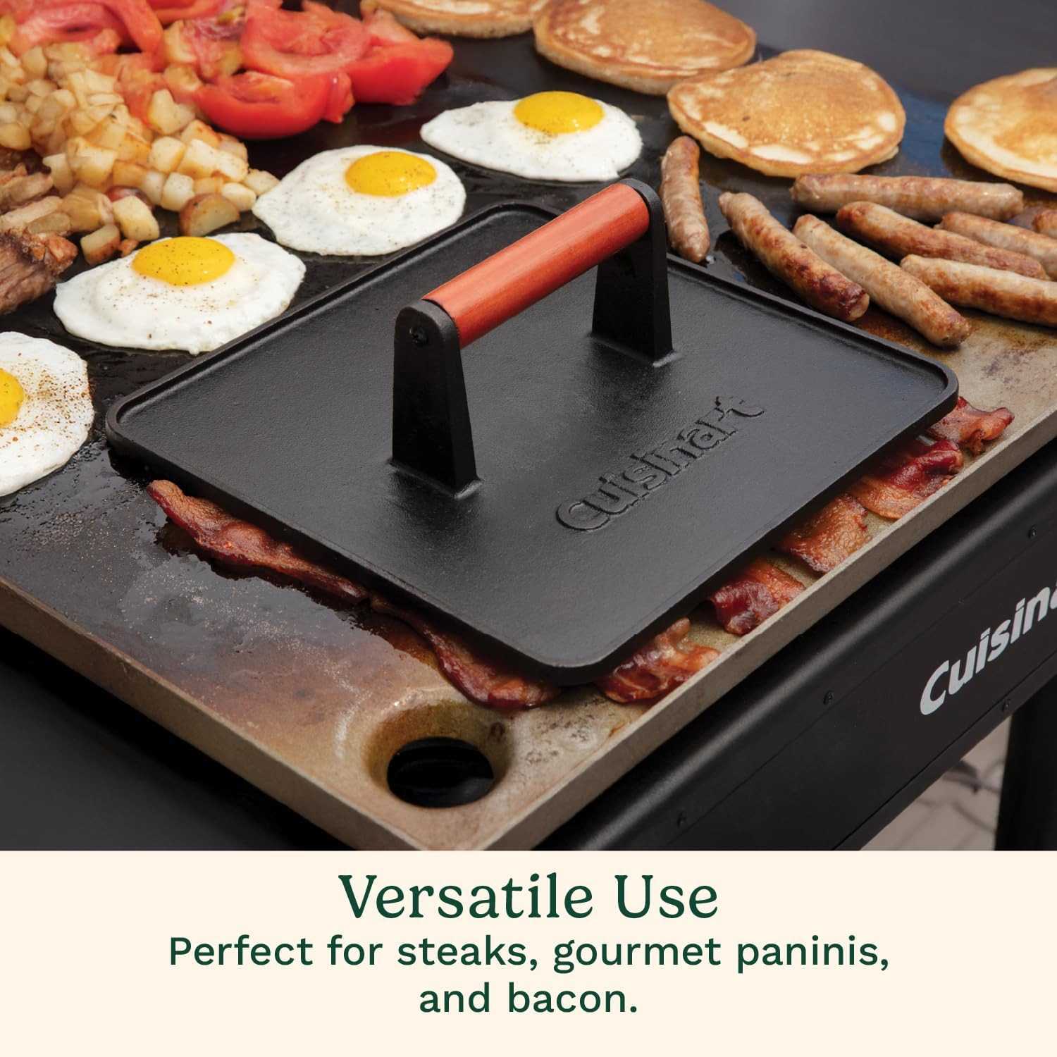 CGPR-223 XL Cast Iron Griddle Press