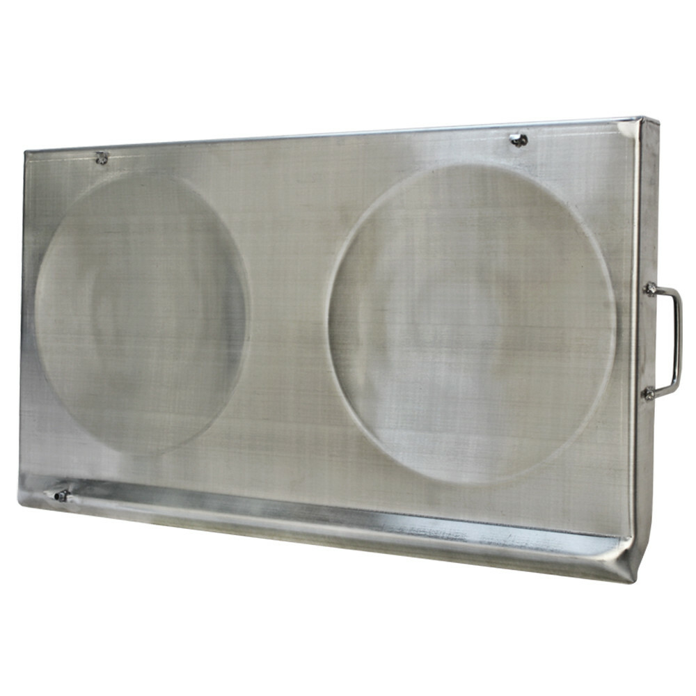 31” x 17” Stainless Steel CONVEX Comal Griddle Plancha Grill Double Stove