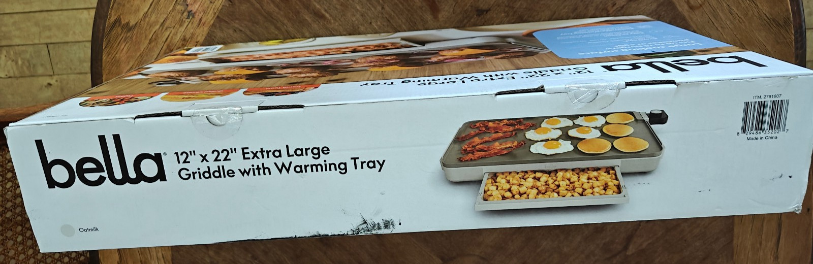 NEW BELLA 12″ x 22″ XL Electric GRIDDLE w/ EverGood Ceramic Non-stick Coating
