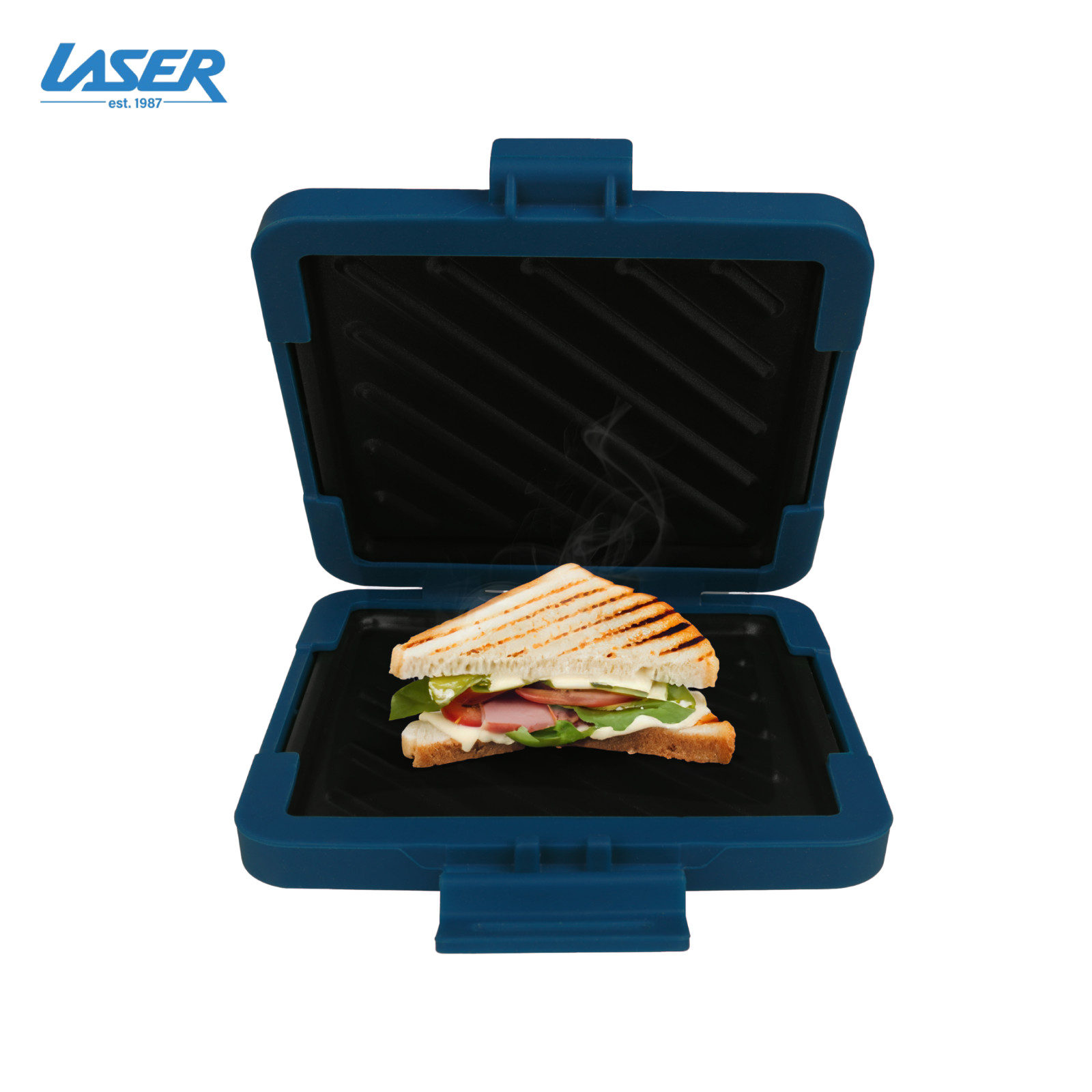 Laser Microwave Toastie Maker: Quick & Easy Snacks Blue