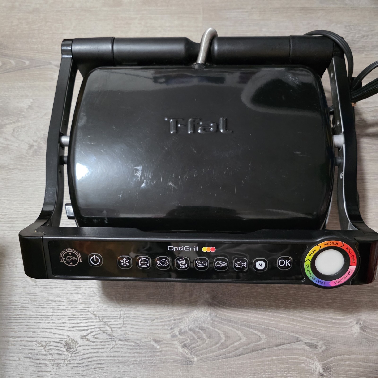 T-Fal OptiGrill Series 8351s1 Automatic Sensor Indoor Grill/w Detachable Plates