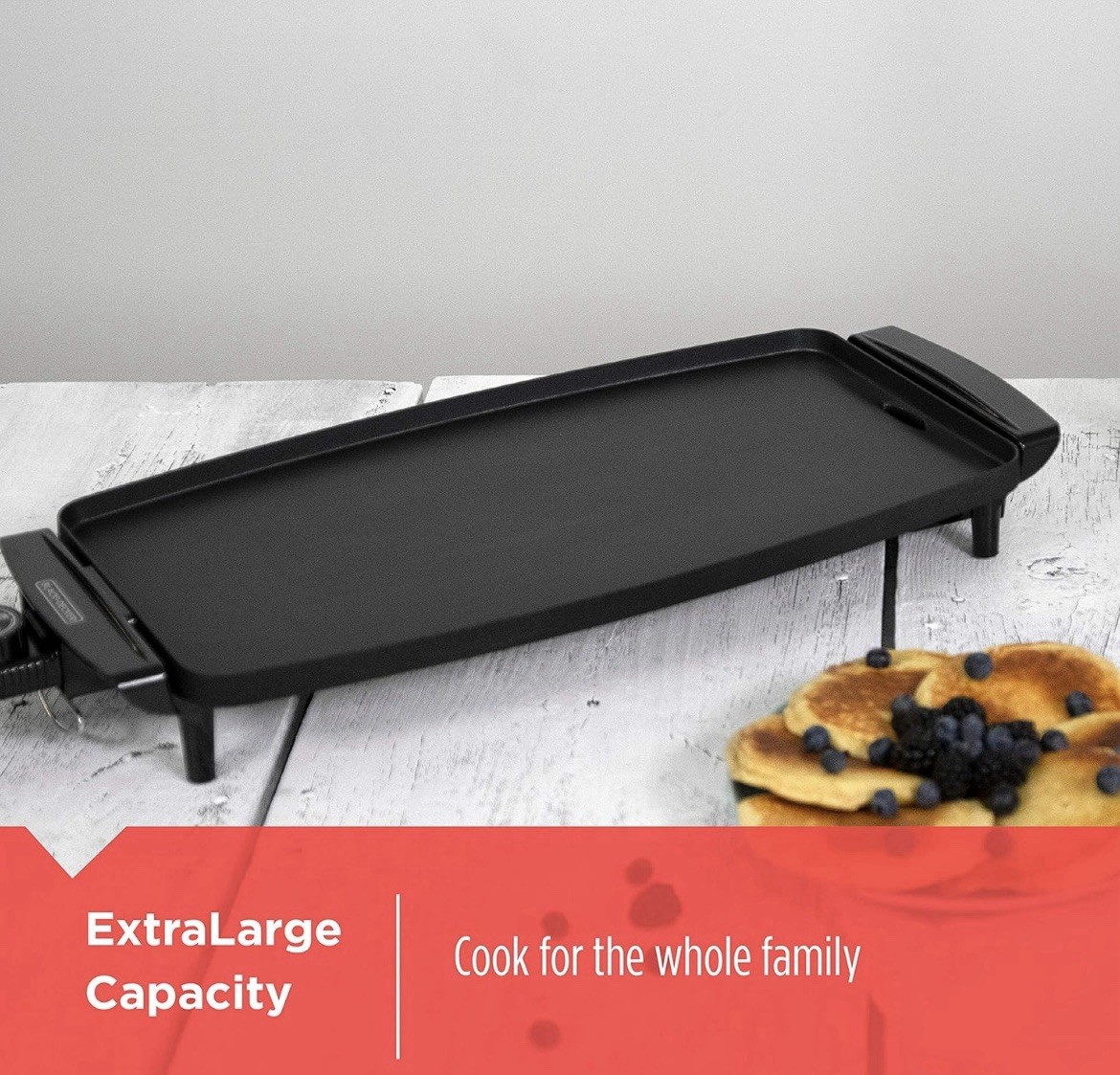 Black + Decker Electric Griddle Family Size GD1810BC
