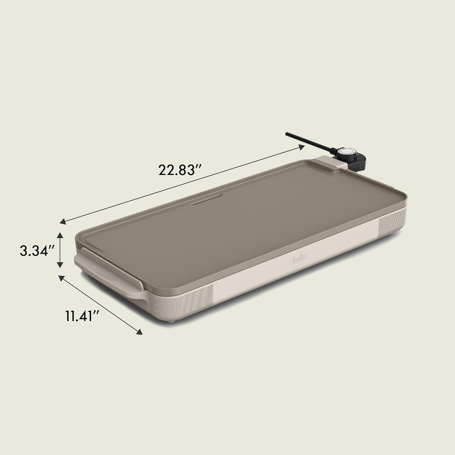 12″ X 22″ Electric Griddle with Evergood™ Ceramic Nonstick Coating, Removable…