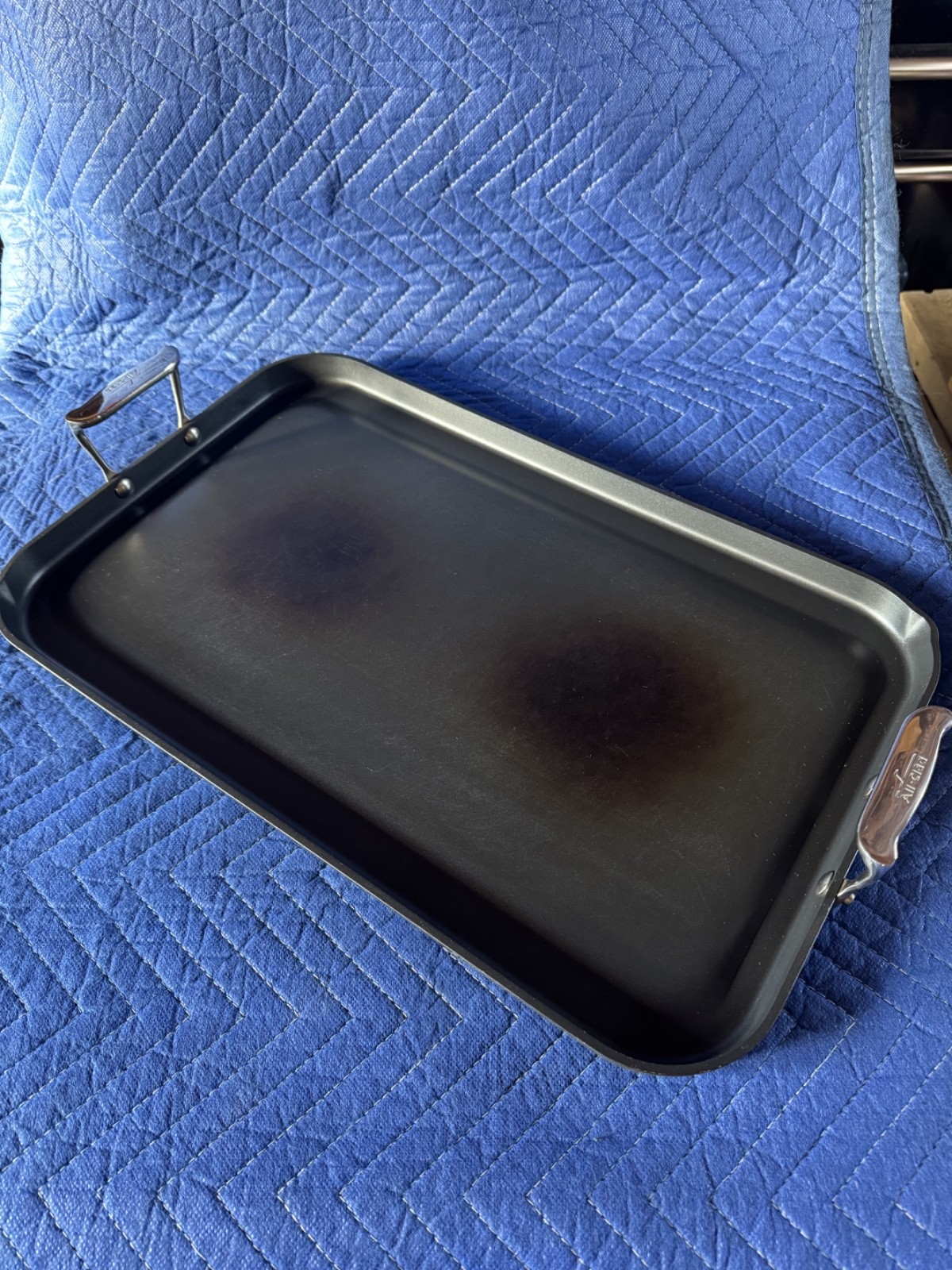 ALL-CLAD 13×20 Non-Stick Double Burner Griddle (Pre Owned)