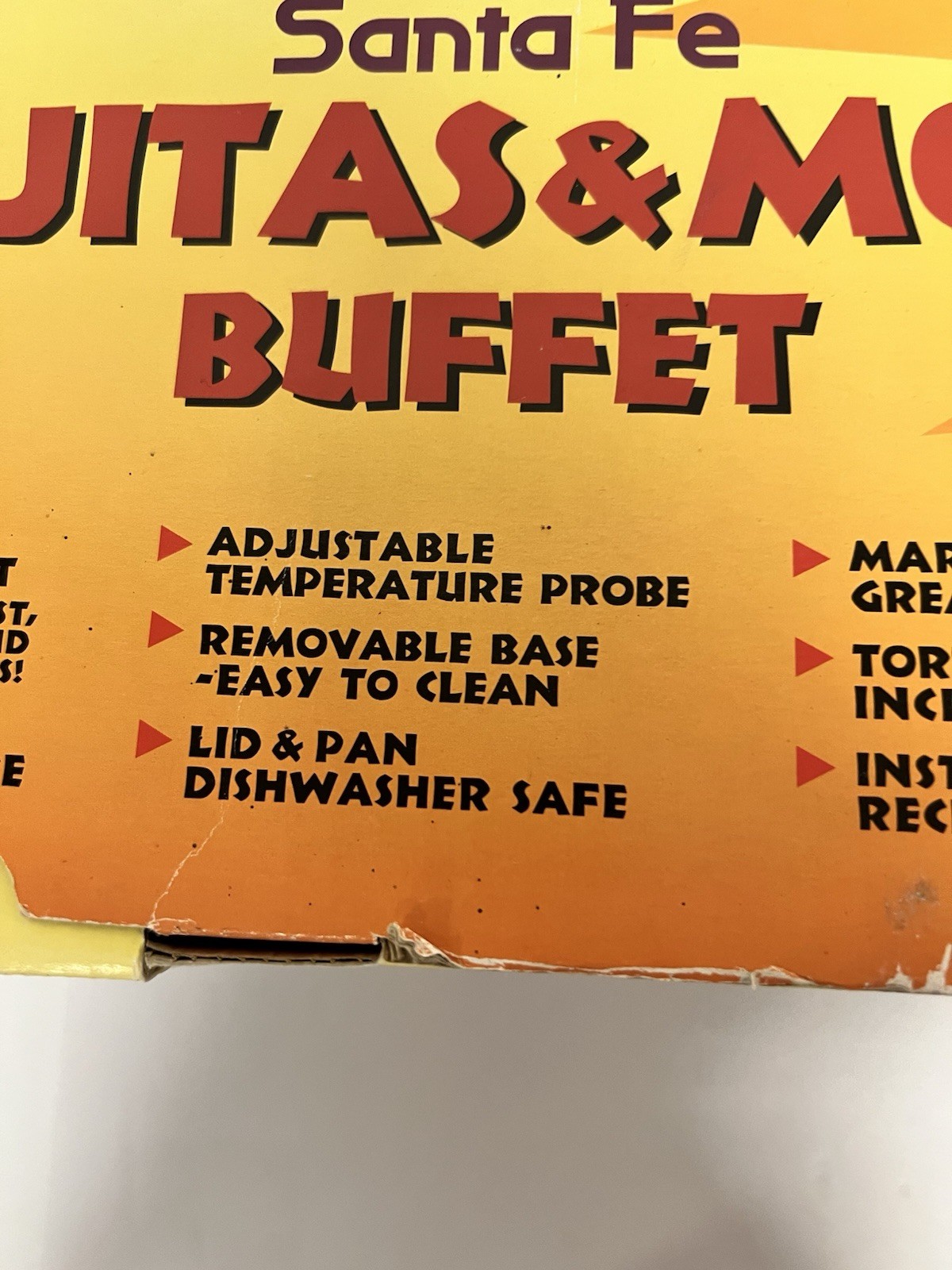 NEW Open Box Salton Santa Fe Fajitas & More Buffet WG25FR Electric Skillet Grill
