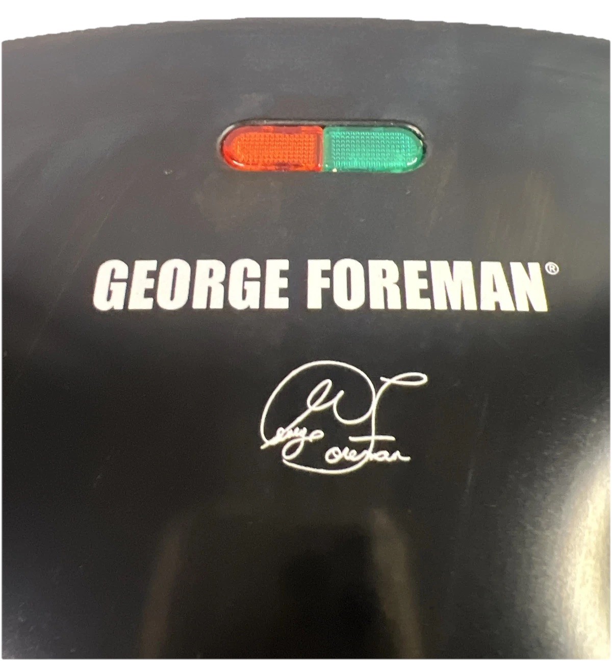 George Foreman 4-Serving Removable Plate Grill Panini Press Black Tested Works