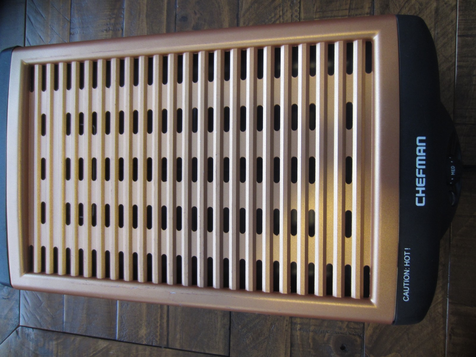 Chefman RJ23-SG-COPPER Electric Indoor Smokeless Grill Brand New