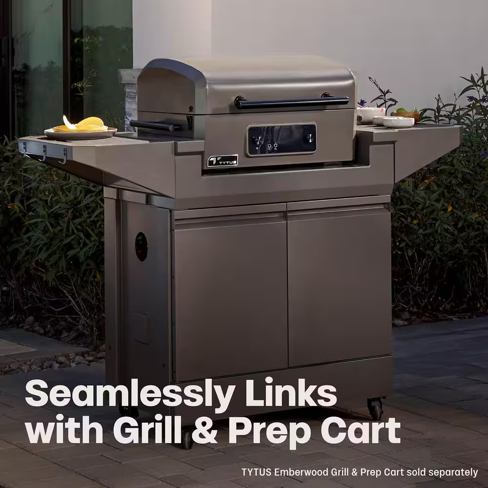 Emberwood Portable Electric Griddle and Grill in Gunmetal Gray