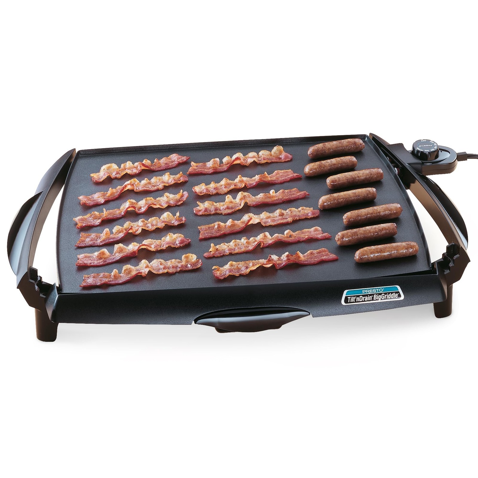Presto 07046 Tilt ‘n Drain Big Griddle Cool-Touch Electric Griddle