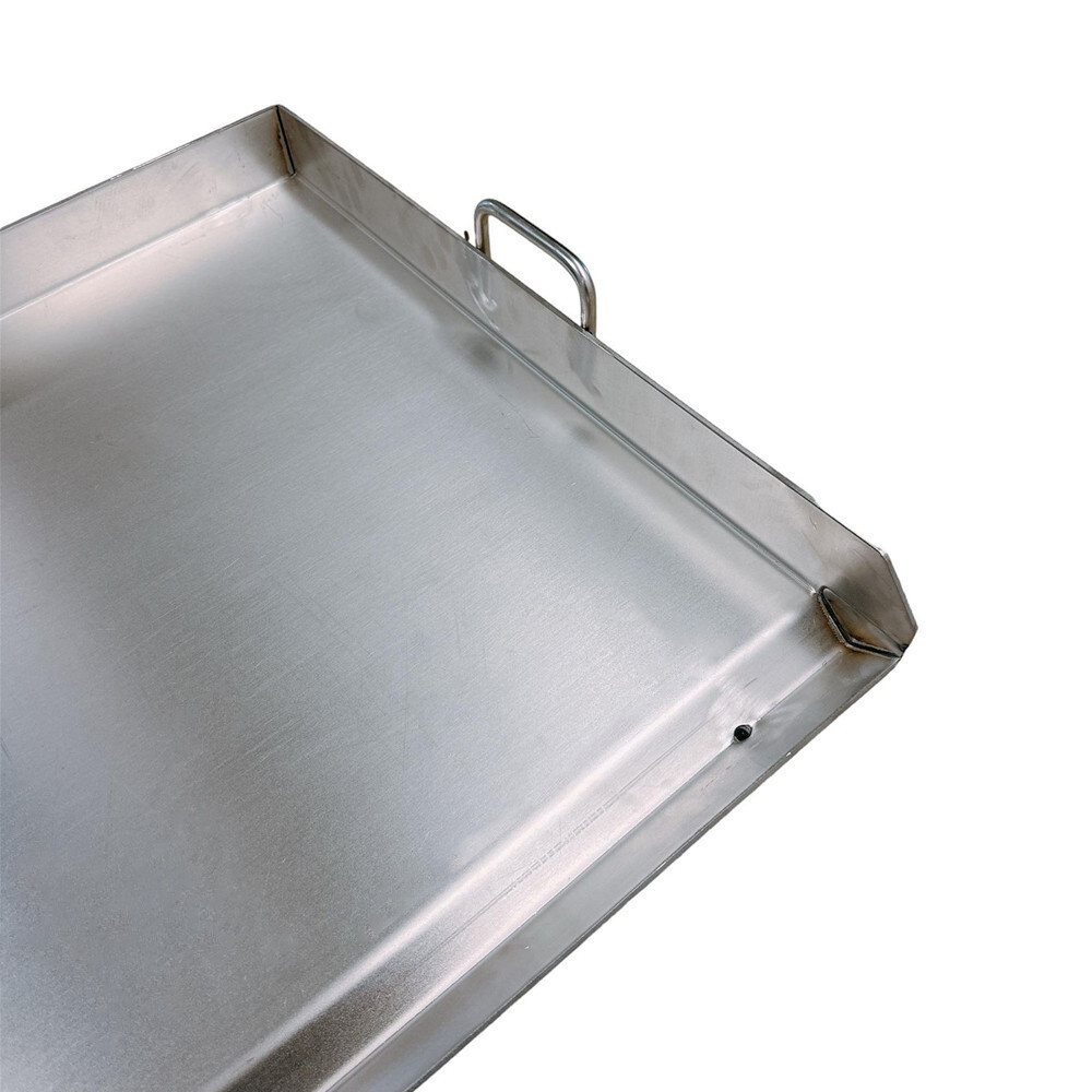 35.5″ Heavy Duty Stainless Steel Griddle-Flat Top Grill Plancha Double Stove