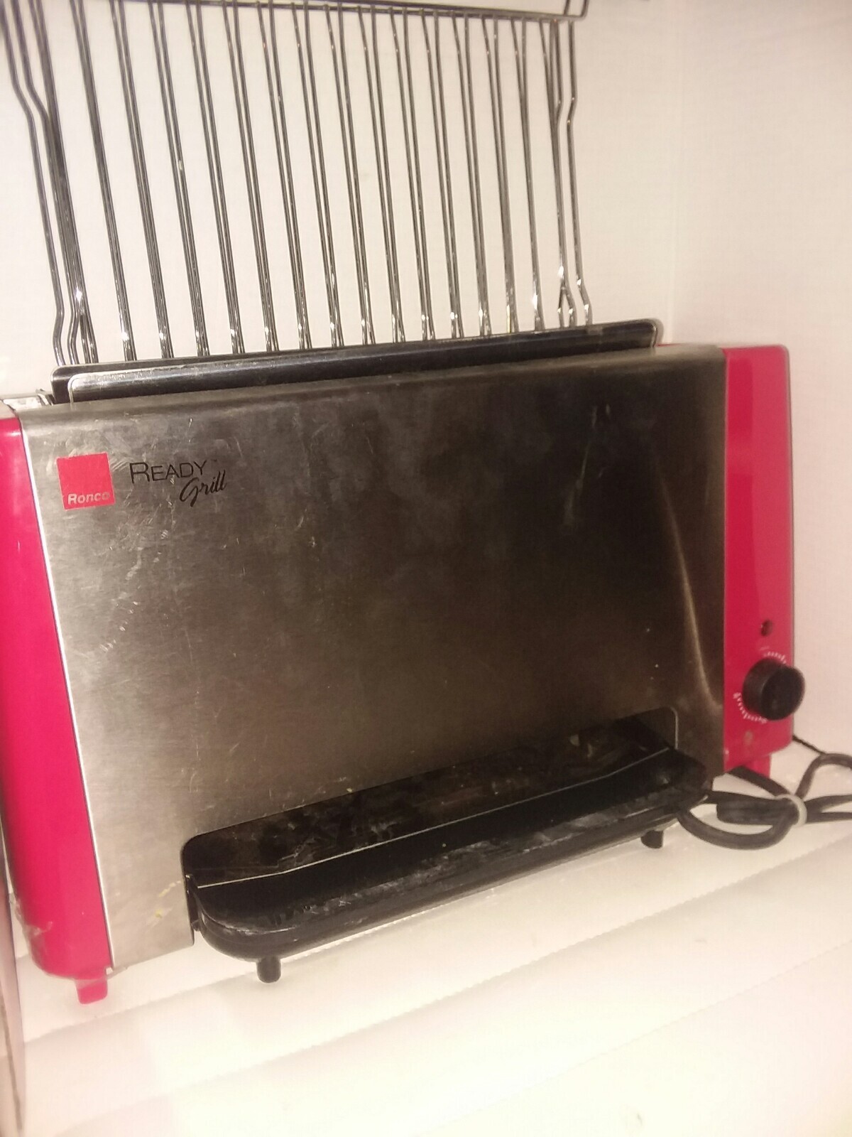Ronco Ready Grill silver and red