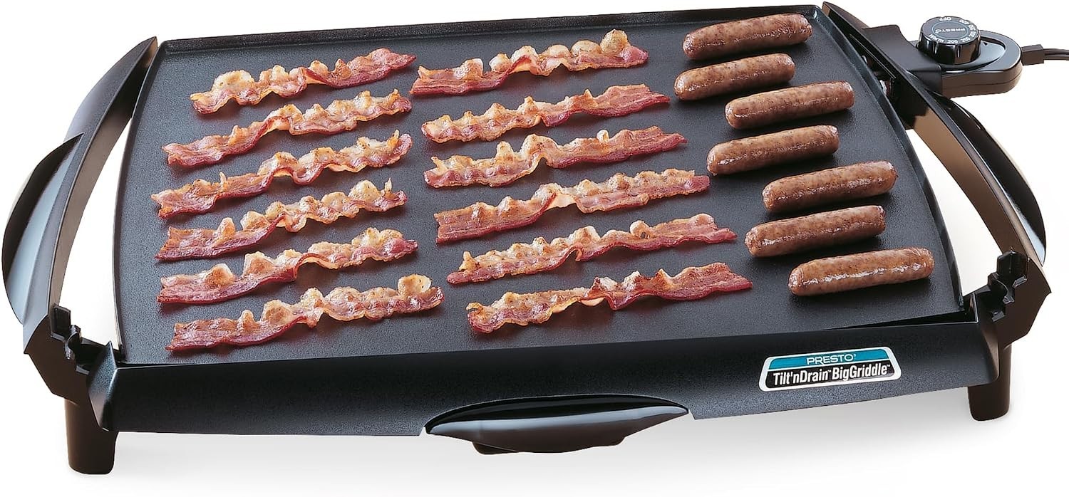 Tilt ‘n Drain Ceramic Nonstick Electric Griddle
