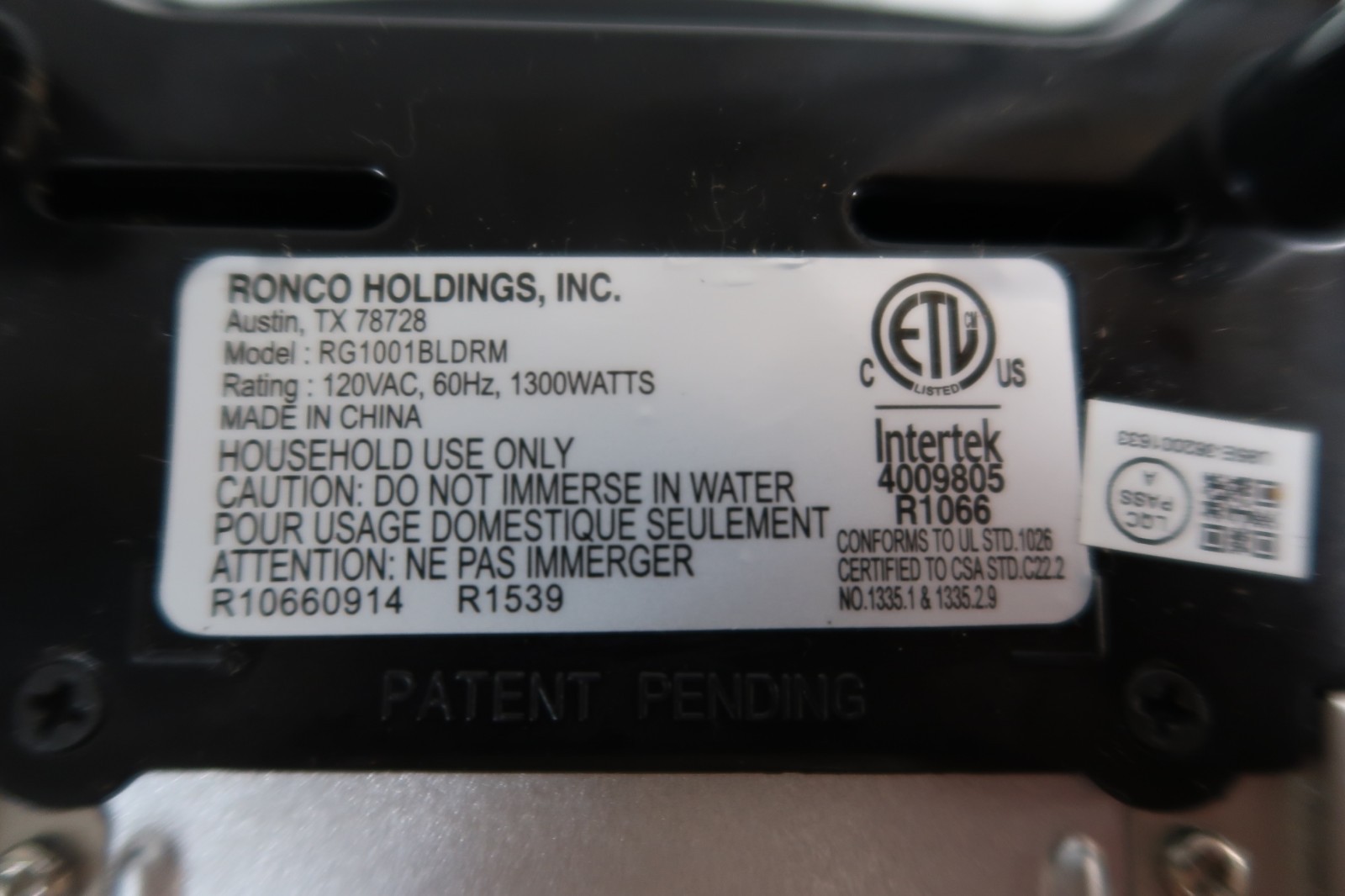✅Ronco Ready Grill Indoor Smokeless Vertical Space Saver R10660914 SS Open Box