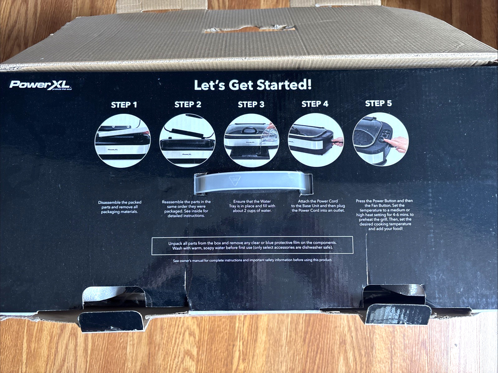 PowerXL Smokeless Grill Plus Indoor Electric Grill 13.75″x8″ Non-Stick AirFlow