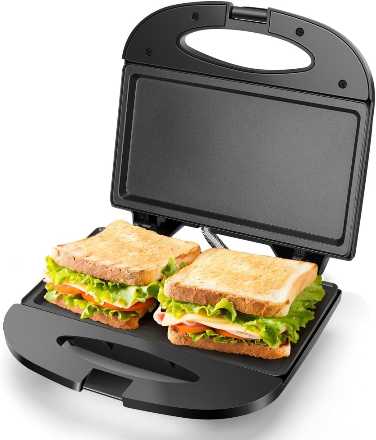 Non-Stick Electric Sandwich Maker – 750W Compact Grill for Breakfast Bliss