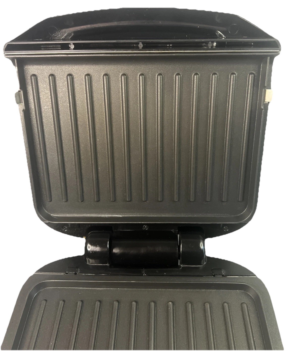 George Foreman 4-Serving Removable Plate Grill Panini Press Black Tested Works