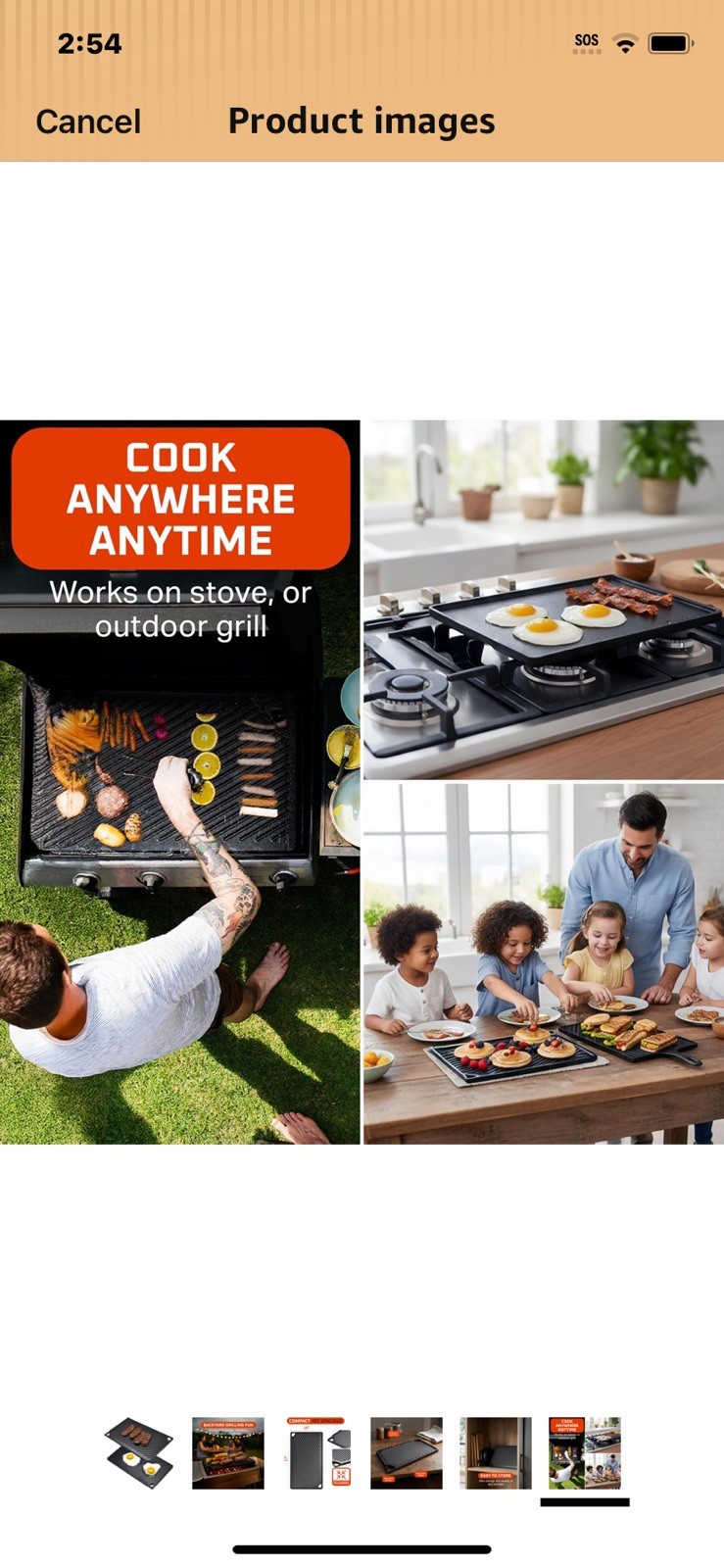 BrUNTMOr2 In One Reversible Grill Plate
