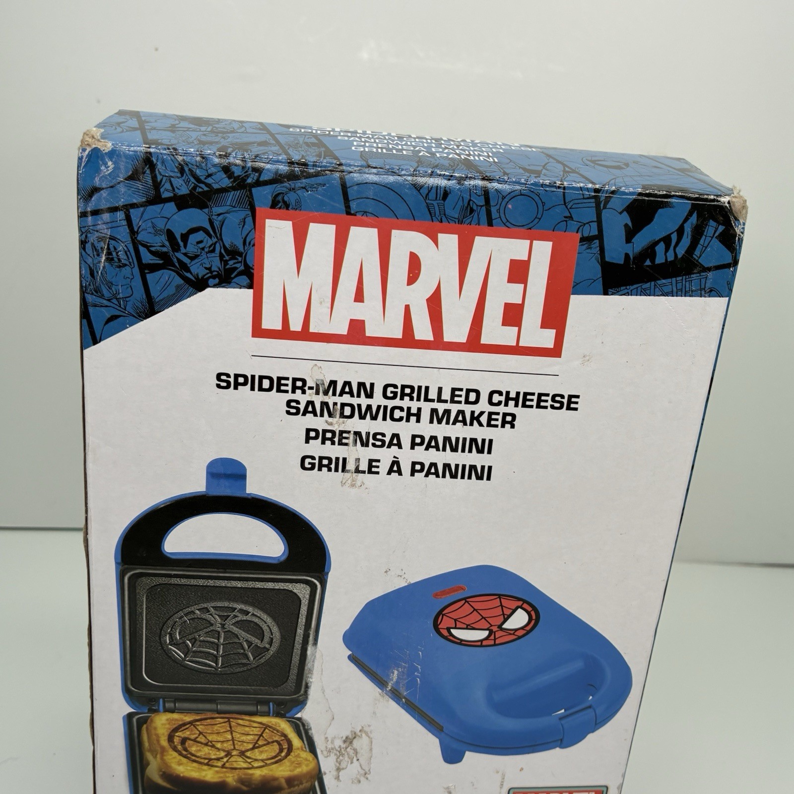 Uncanny Brands Marvel’s Spiderman Single Sandwich Maker Panini Grill