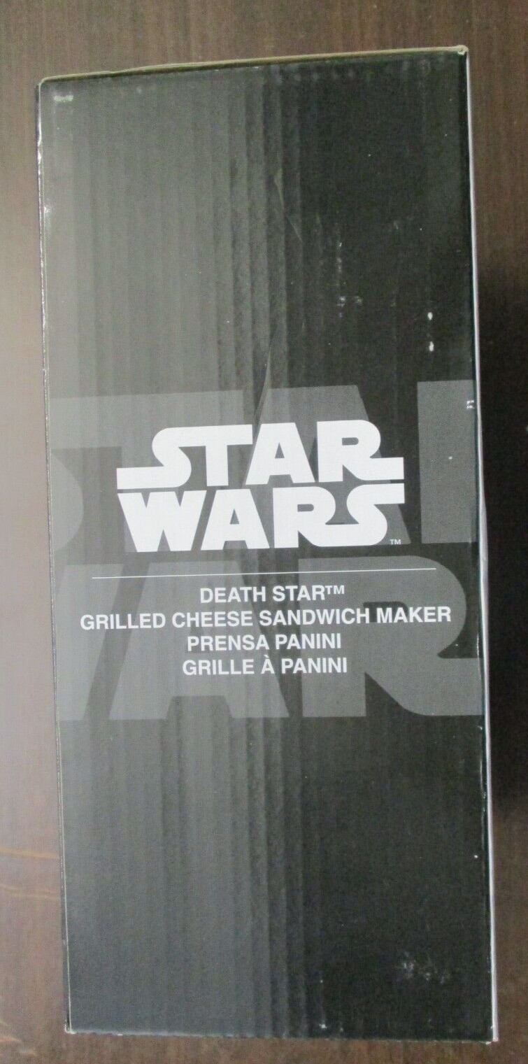 STAR WARS DEATH STAR GRILLED CHEESE SANDWICH MAKER PANINI PRESS NEW NUB DISNEY
