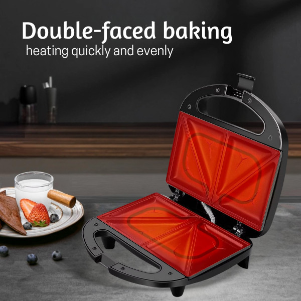 Double Sandwich Maker Toaster Tringle Machine, Arepa Maker, Electric Sandwich